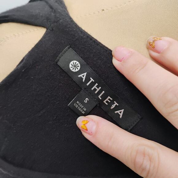 Athleta Womens Sleeveless Dress Black Size S - Picture 13 of 13